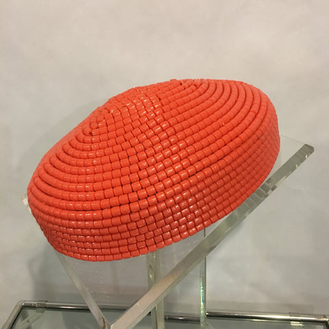 African Beaded Hat