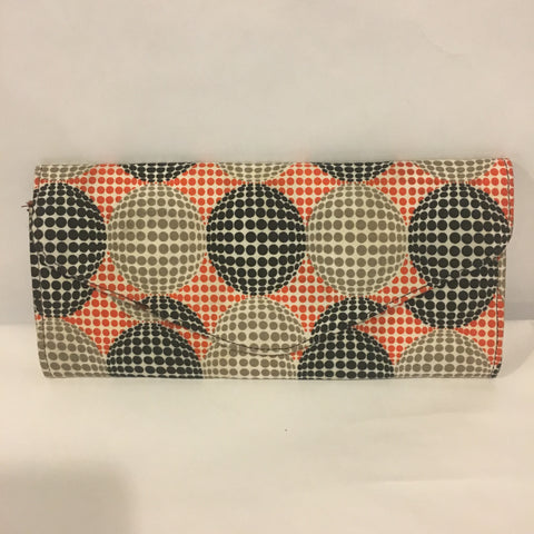 V-Shaped Ankara Clutch Purse