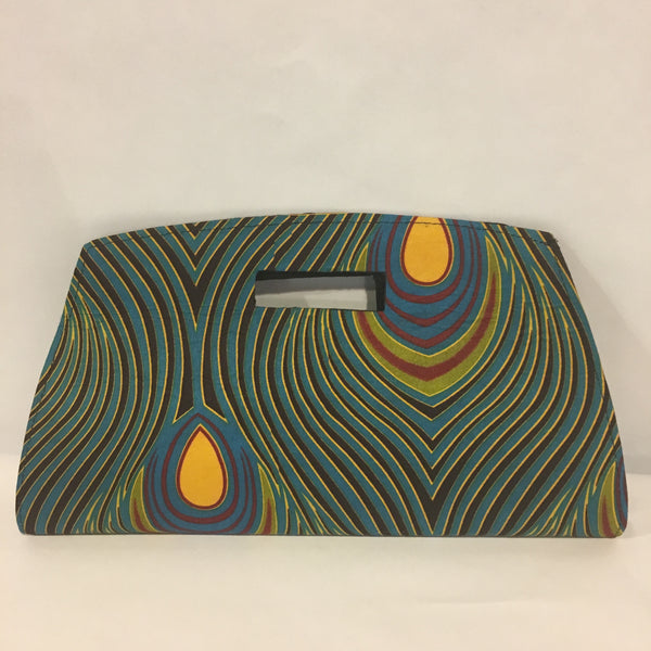 Ankara Print Clutch Purse