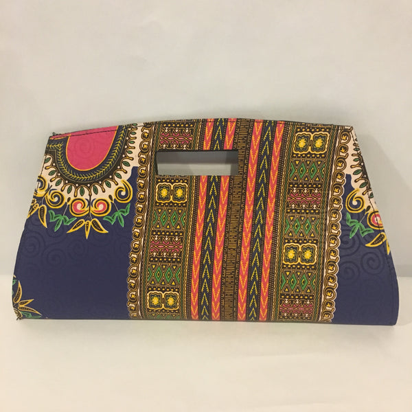 Ankara Print Clutch Purse