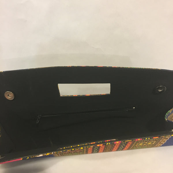 Ankara Print Clutch Purse