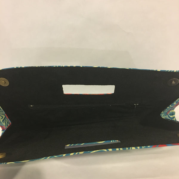 Ankara Print Clutch Purse