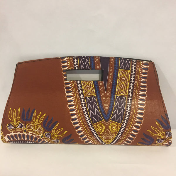 Ankara Print Clutch Purse