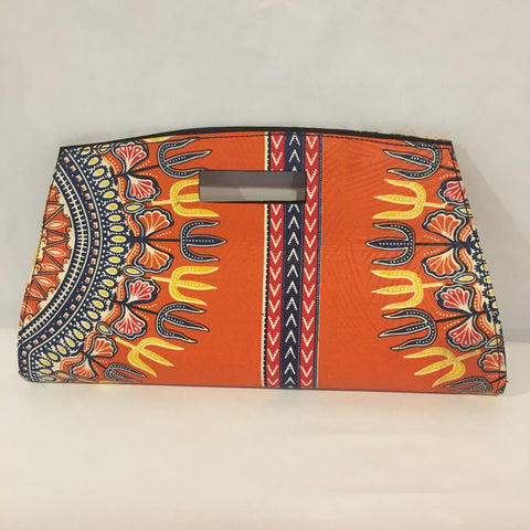 Ankara Print Clutch Purse