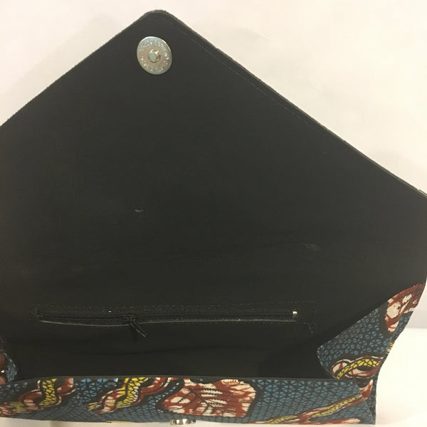 Envelop Ankara Print Clutch Purse