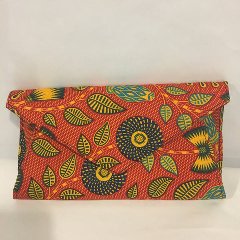Envelop Ankara Print Clutch Purse