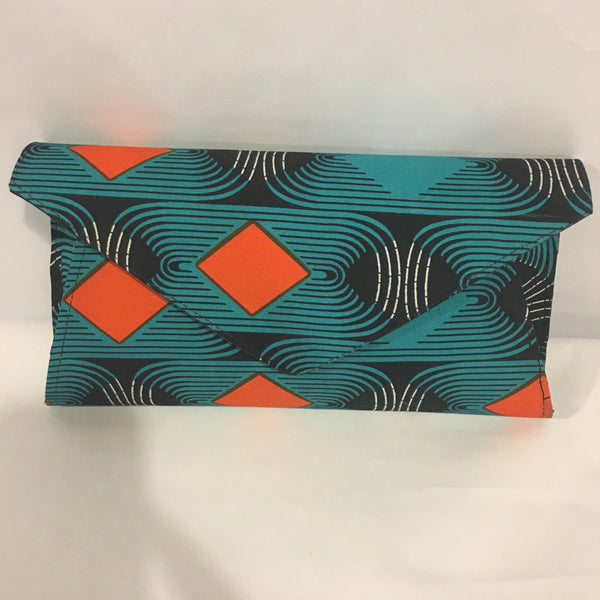 Envelop Ankara Print Clutch Purse