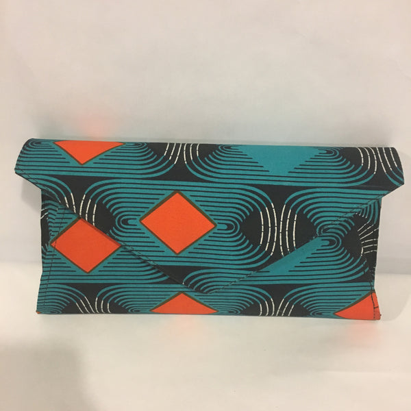 Envelop Ankara Print Clutch Purse
