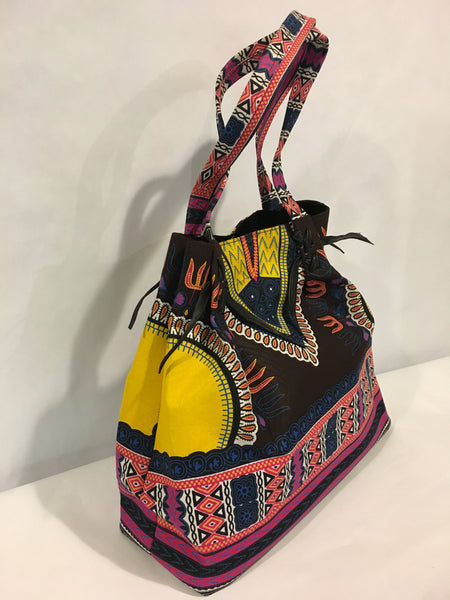 African Print Ankara Tote Bag