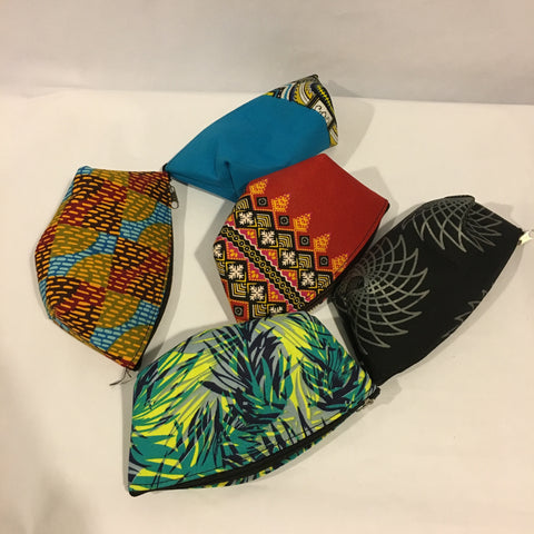 African Print Makeup bag