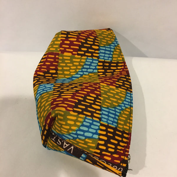 African Print Makeup bag